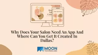 why does your salon need an app and where