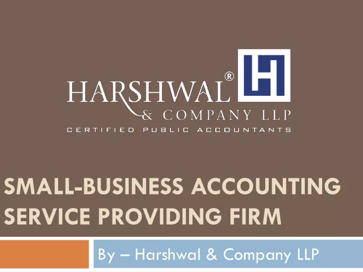 small business accounting service providing firm