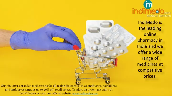 indimedo is the leading online pharmacy in india