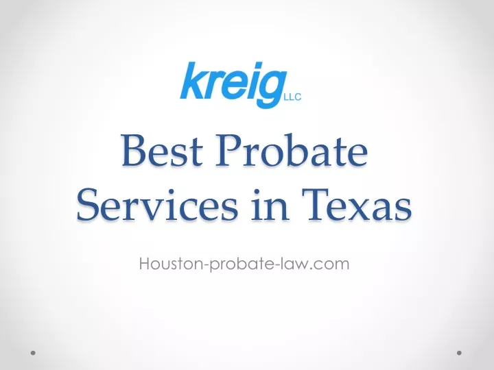 best probate services in texas