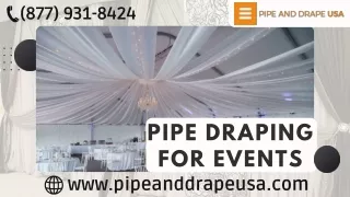 Pipe Draping For Events | Best Draping Kits | Pipe And Drape USA