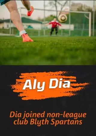 Dia joined non-league club Blyth Spartans