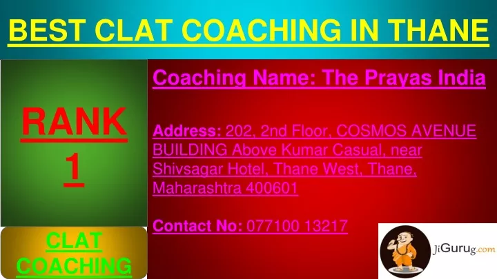 best clat coaching in thane