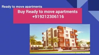 Ready to move luxury apartments in gurgaon- 919212306116