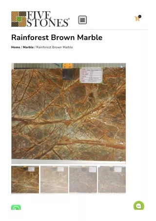 Exporter of rainforest brown Marble | Rainforest brown marble for walls
