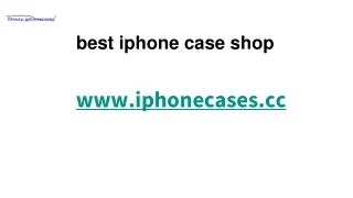 best iphone case shop
