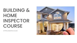 building home inspector course https sahita co za