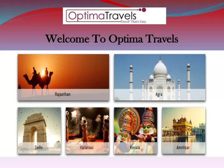 welcome to optima travels