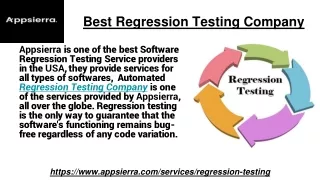 best regression testing company