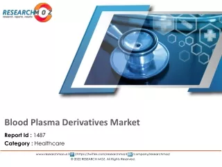 Global Blood Plasma Derivatives Market Analysis and Forecast 2020-2030