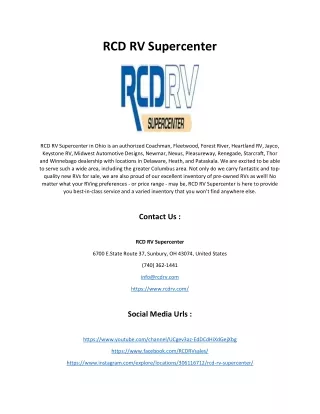 rcd rv supercenter