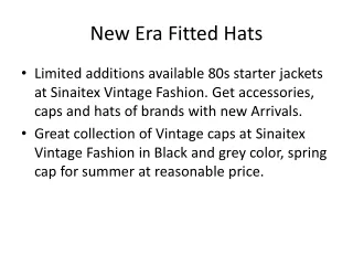 new era fitted hats