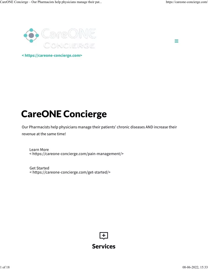 careone concierge our pharmacists help physicians