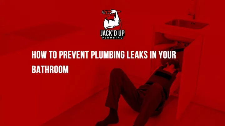 how to prevent plumbing leaks in your bathroom