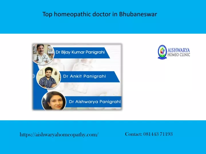 top homeopathic doctor in bhubaneswar