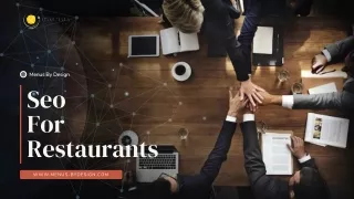 Seo For Restaurants -- Menus By Design