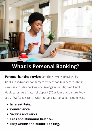 What is Personal Banking