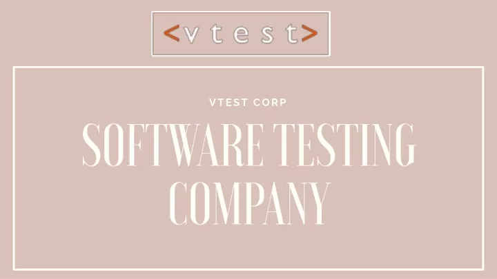 vtest corp