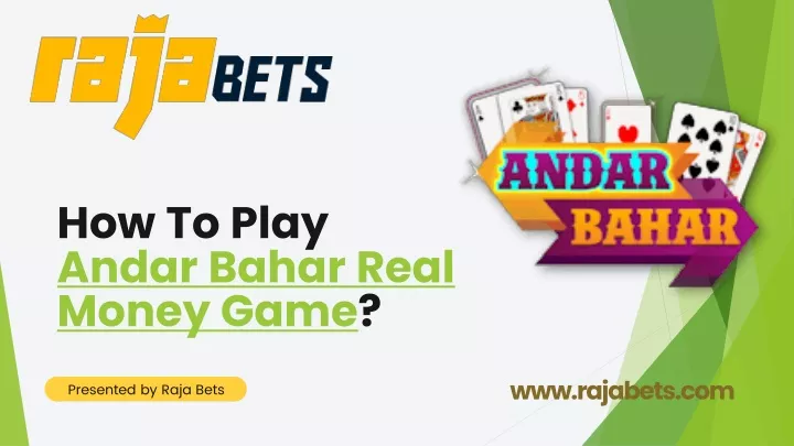 how to play andar bahar real money game