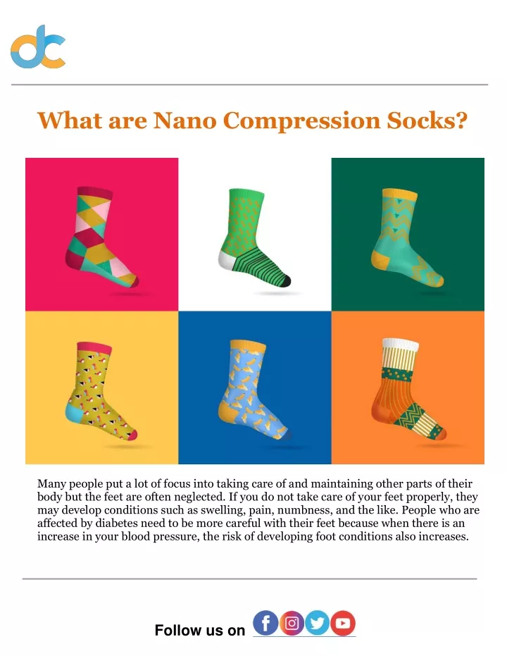 what are nano compression socks