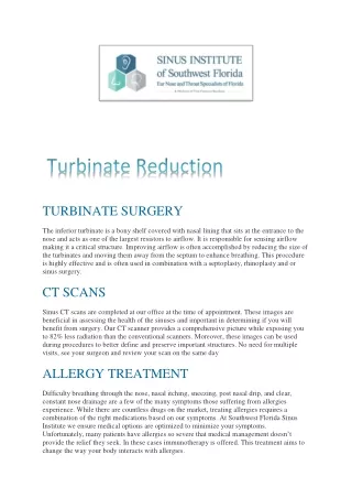 Turbinate Reduction