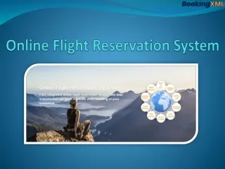 online flight reservation system