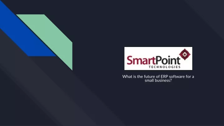 what is the future of erp software for a small business