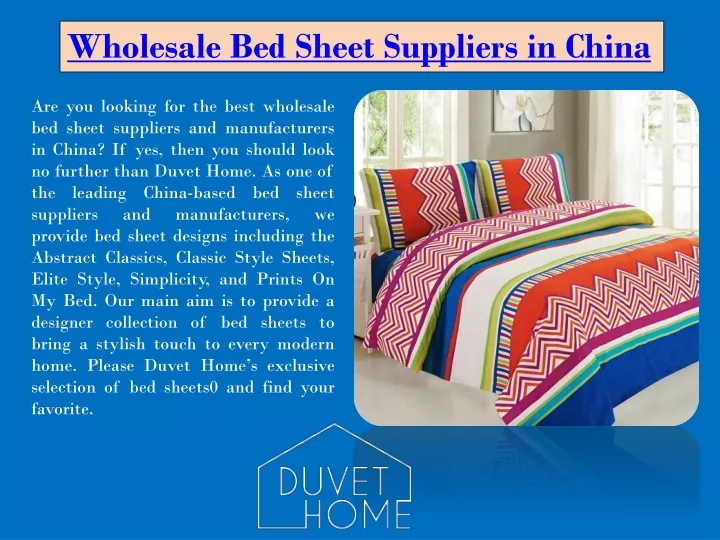 wholesale bed sheet suppliers in china
