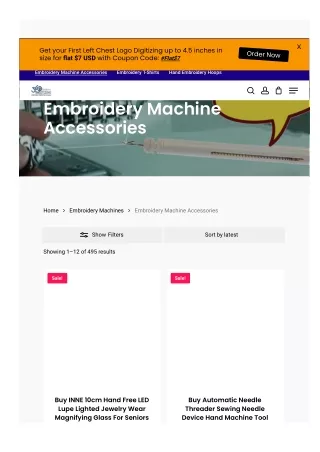 Embroidery Machine Accessories -