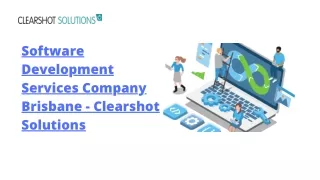 software Development Services Company Brisbane - Clearshot Solutions