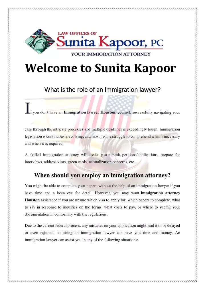 welcome to sunita kapoor