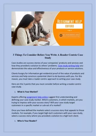 3 things to consider before you write a reader