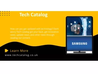 Tech Catalog - techcatalog.co.uk