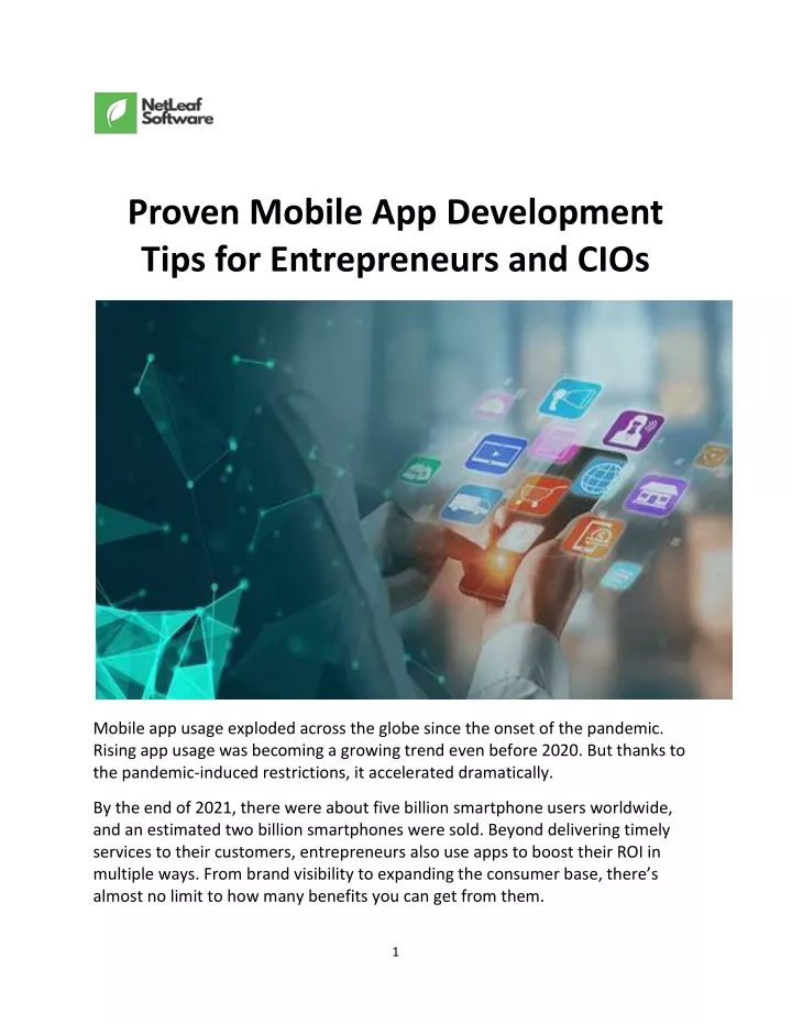 proven mobile app development tips