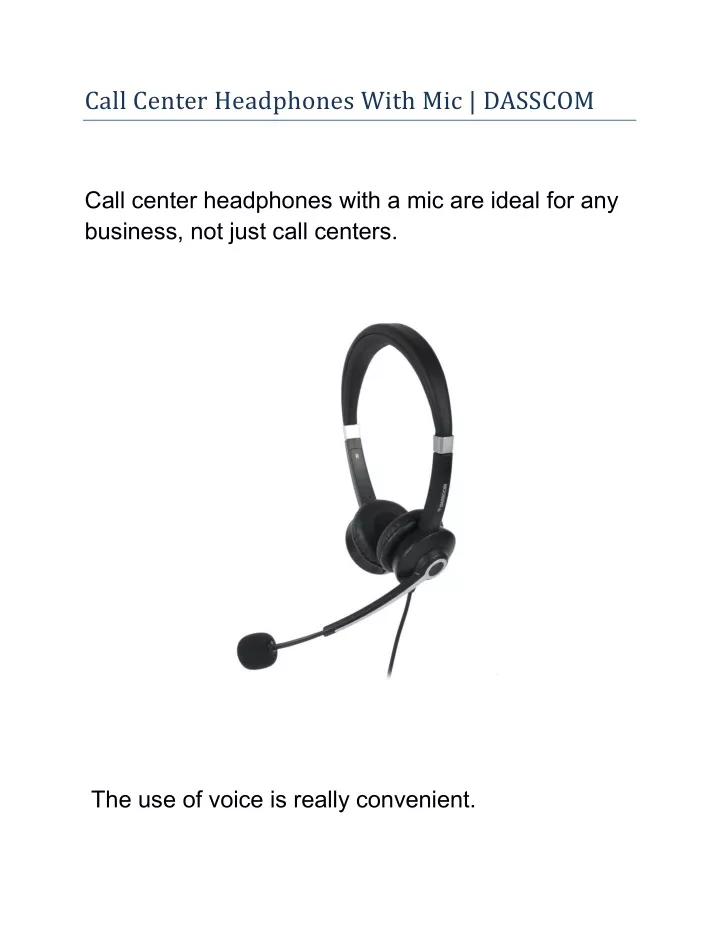 call center headphones with mic dasscom