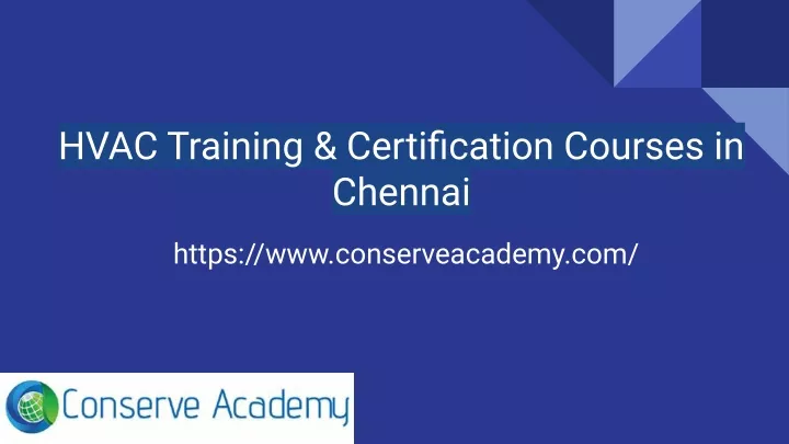 hvac training certification courses in chennai