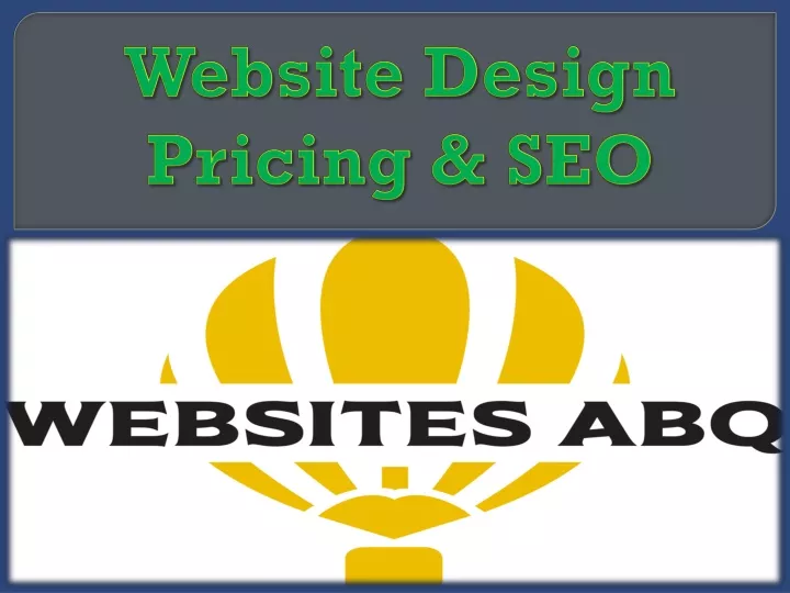 website design pricing seo