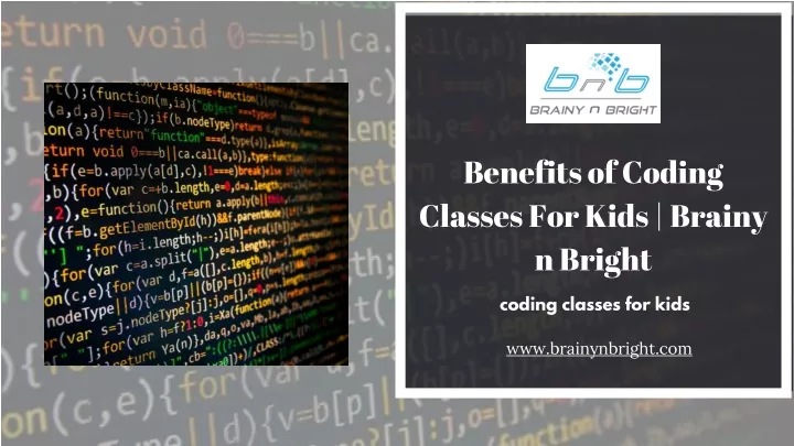 benefits of coding classes for kids brainy