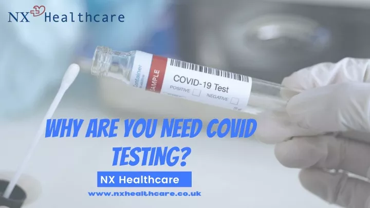 why are you need covid testing