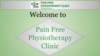 Orthopedics Physiotherapy | Pain Free Physiotherapy Clinic