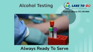 Alcohol Testing | Labstogo