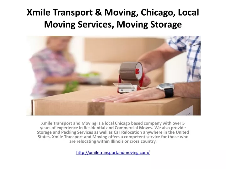 xmile transport moving chicago local moving