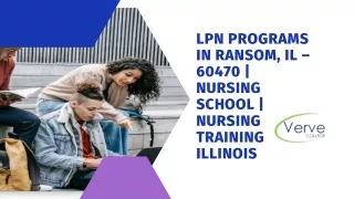 LPN Programs in Ransom, IL – 60470  Nursing School  Nursing Training Illinois