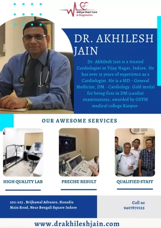 Book the Appointment Today with Indore Cardiologist – Dr. Akhilesh Jain