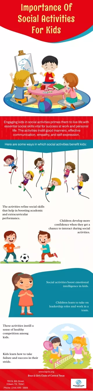 Importance Of Social Activities For Kids