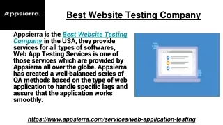 best website testin g company