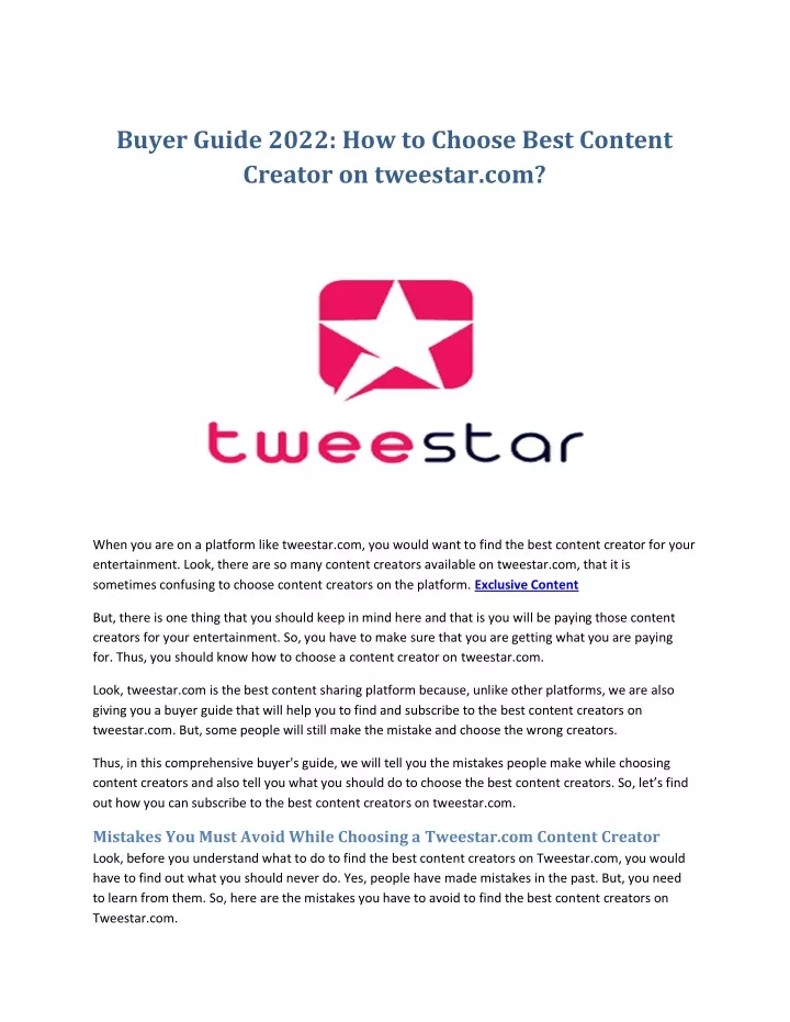 buyer guide 2022 how to choose best content