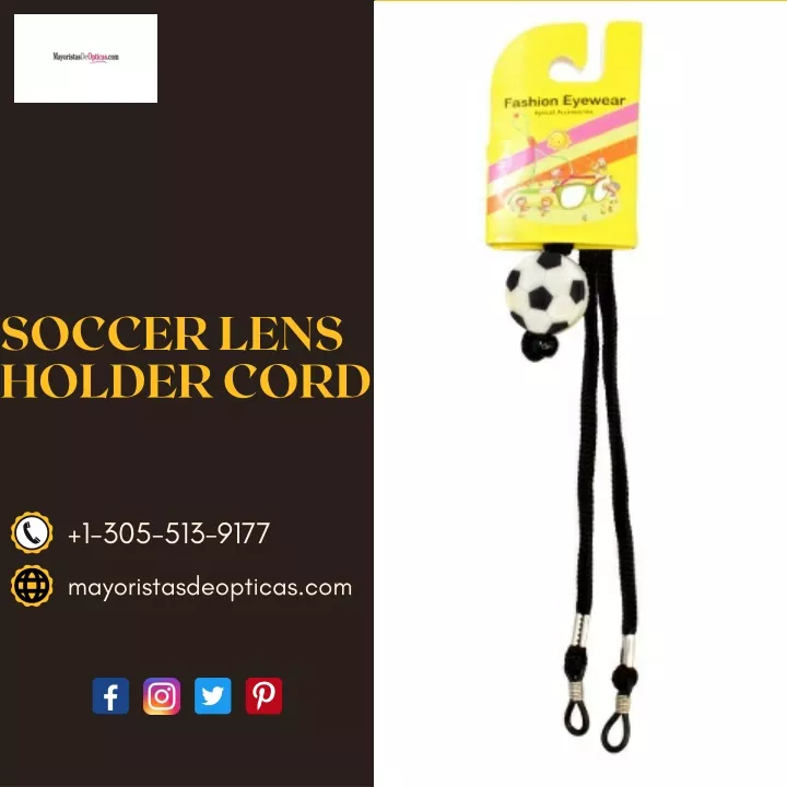 soccer lens holder cord