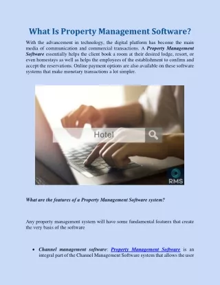 What Is Property Management Software?