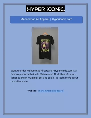 muhammad ali apparel hypericonic com